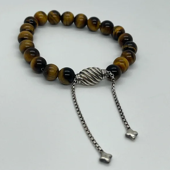 David Yurman Spiritual Beads Bracelet, Tiger’s Eye - Picture 6 of 8